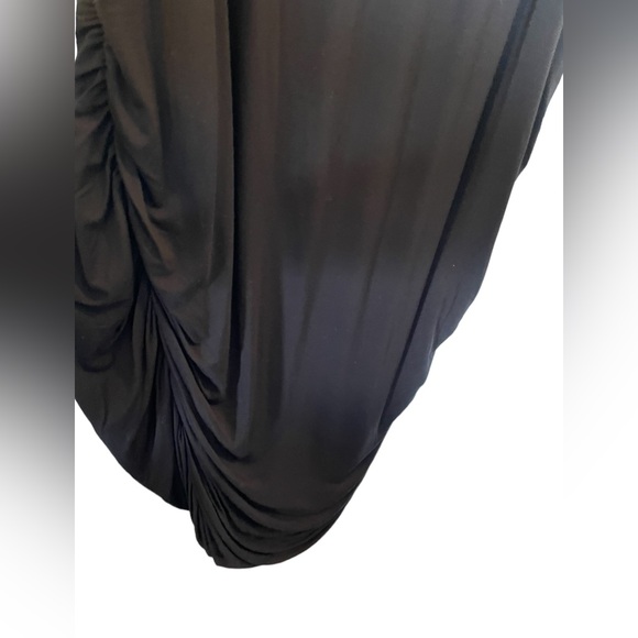 VINCE CAMUTO Plus Size Black Ruched Dress Short Sleeve NWOT - Size 2X - Picture 4 of 12